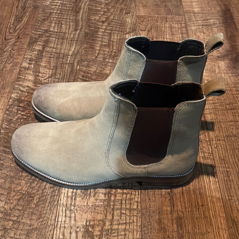 FINAL MARK DOWN 100% suede Chelsea cowboy boots by Crevo